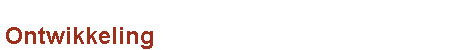 Ontwikkeling