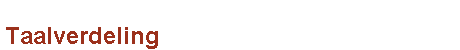 Taalverdeling