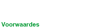Voorwaardes